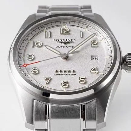 ZF Factorytop-tier watch Longines men's pioneer series dialsteel bracelet mechanical watch detail shots