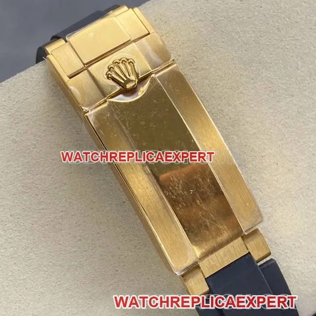 Watch: Daytona from UFO Factory—Rolex Gold Case with Meteorite Dial, 4131 Mechanical Movement—Side View Photos