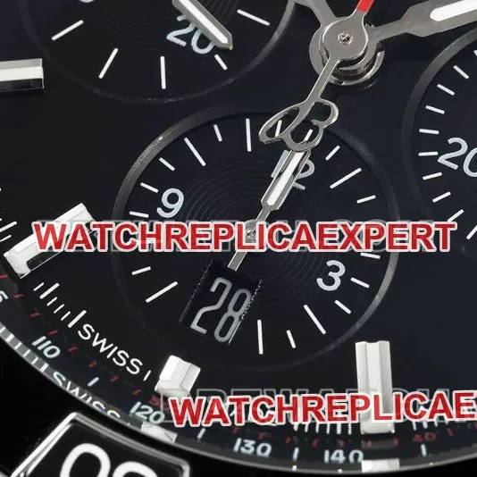 Breitling collectible watch TF factory mechanical chronograph black dial 44mm steel bracelet model side live photo