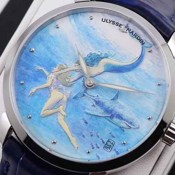 Athens watch gilt classic series 3203-136LE-2/MANARA.05 front view