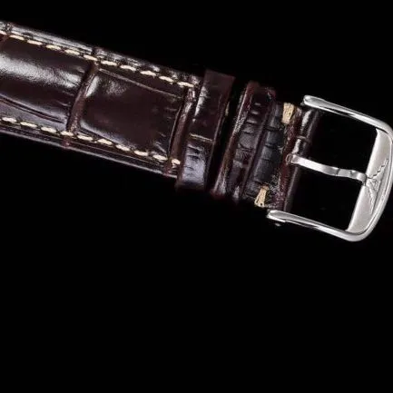 top-tier watch Longines classic retro series 1832 white steel white bottom mechanical men's watch detail shots