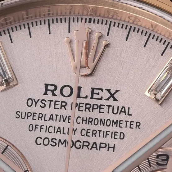 C factory DaytonaRolex1:1replica watch rose gold plate steel bracelet model m116505-0017side live photo