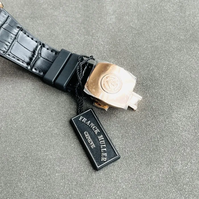 top-tier watch Frank Muller men's gold plate V45 SC DT series full automatic movement watch side view