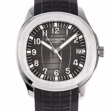 ZF FactoryPatek Philippetop-tier replicahigh-quality watch men's black dialrubber strap submarine explorer series mechanical watch side view