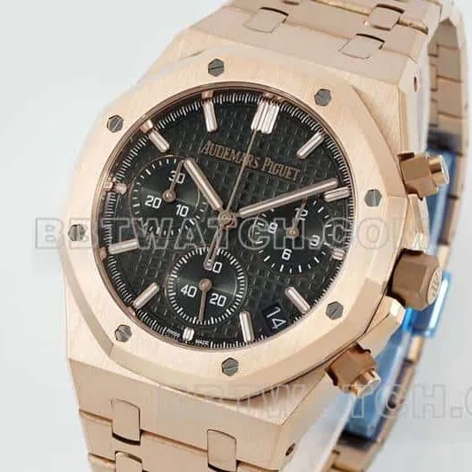 APS factory Audemars PiguetRoyal Oak1:1super ink green dialrose gold26240braceletlive photos
