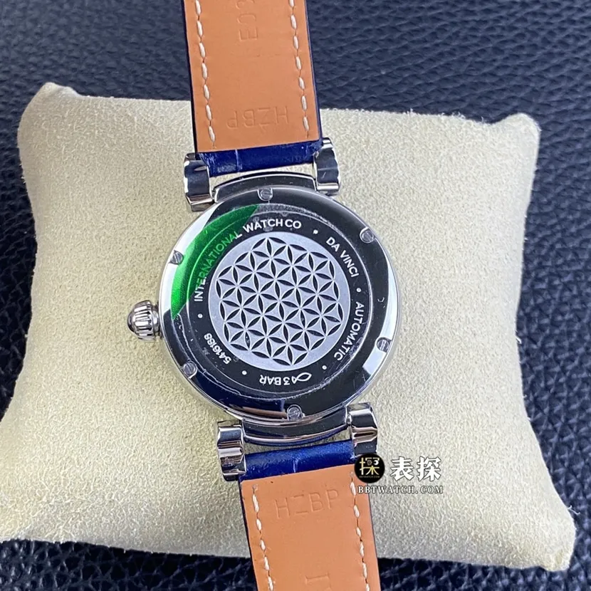 TWC factory IWC Express Wenxi IW459306super watch men's silver white dialmoon phaseleather strap model pictures and prices clasplive photos