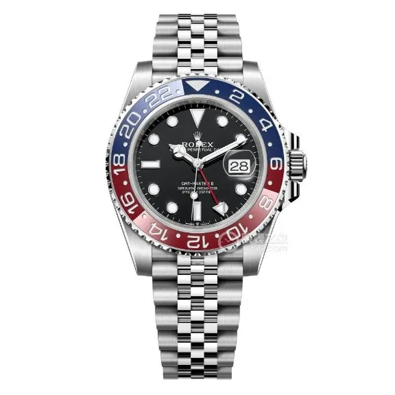 Factory C RolexGMT-Mastertop-tier 1:1high-quality replicaPepsi bezelm126710blro-0001side live photo