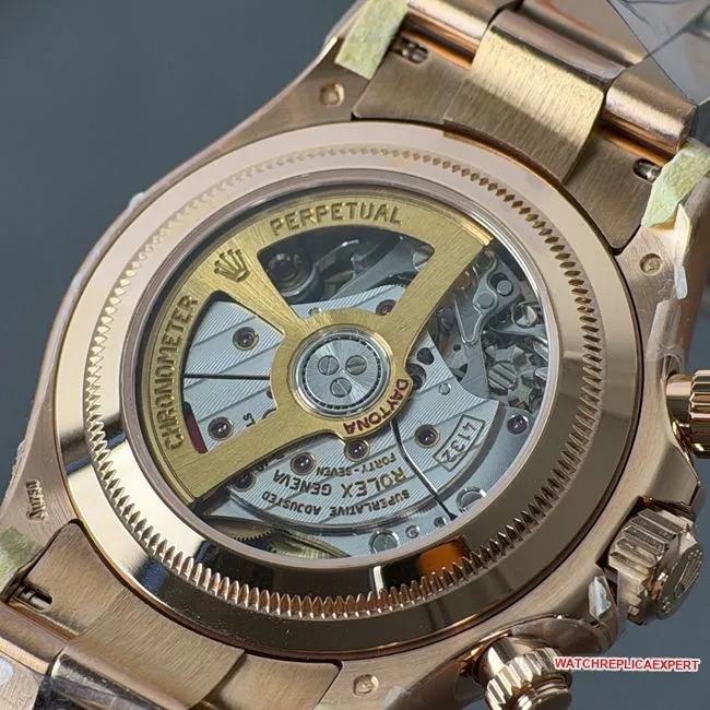 CBD Factory Daytona optimal watch Rolexrose gold Le Mans black dial4132side live photo