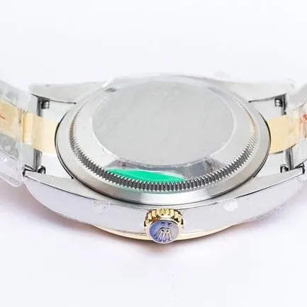 EW Factorytop-tier replicaRolex explorer type 36 series men's black dial gold belt automatic movement watch clasp picture