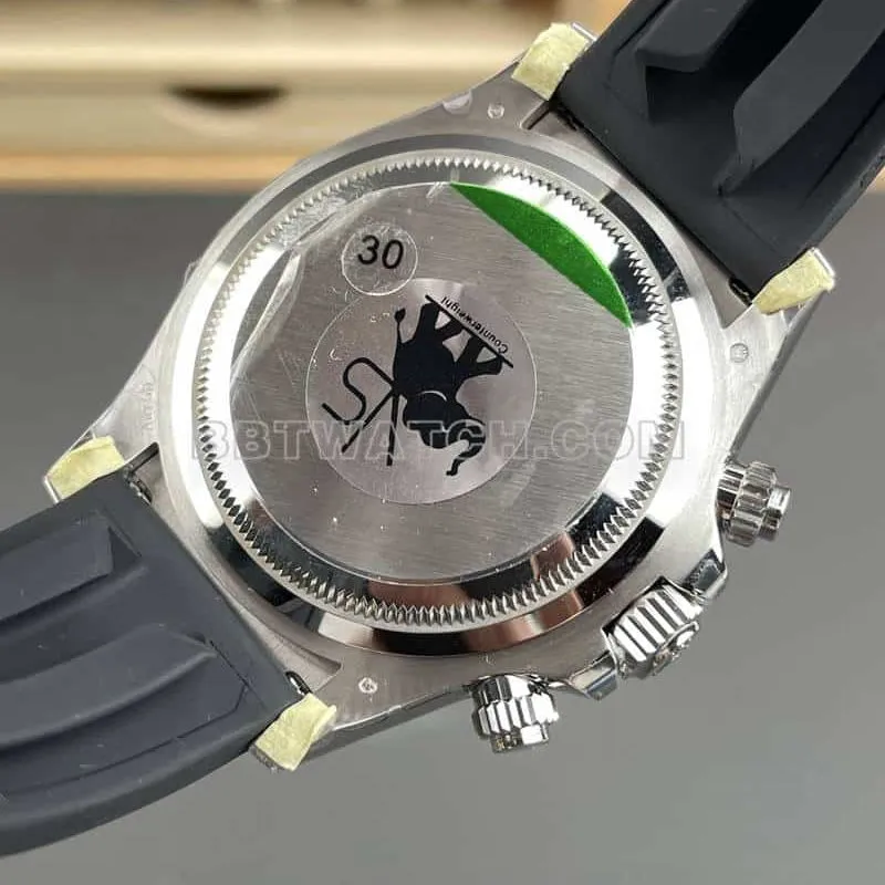 VSRolexDaytonatop-tier 1:1high-quality gray plate rubber model 126519braceletlive photos