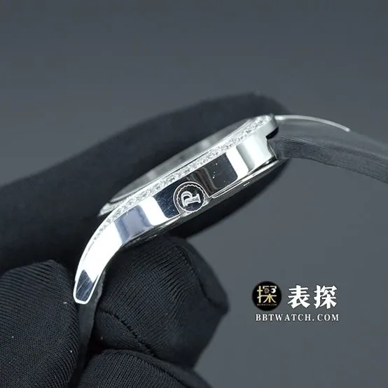 ZF Factory Piaget 69 Jewels Top Watch for Women, White Dial, Satin Strap, Real Product Photos