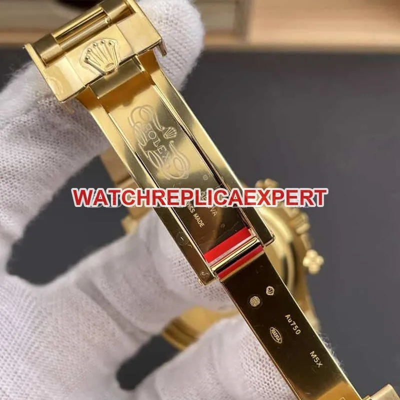 VSRolexDaytona1:1super gold plate4131yellow gold126508side live photo