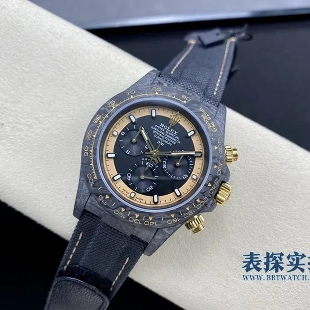 Top high-quality Rolex carbon fiber Daytona men's mechanical watch front
