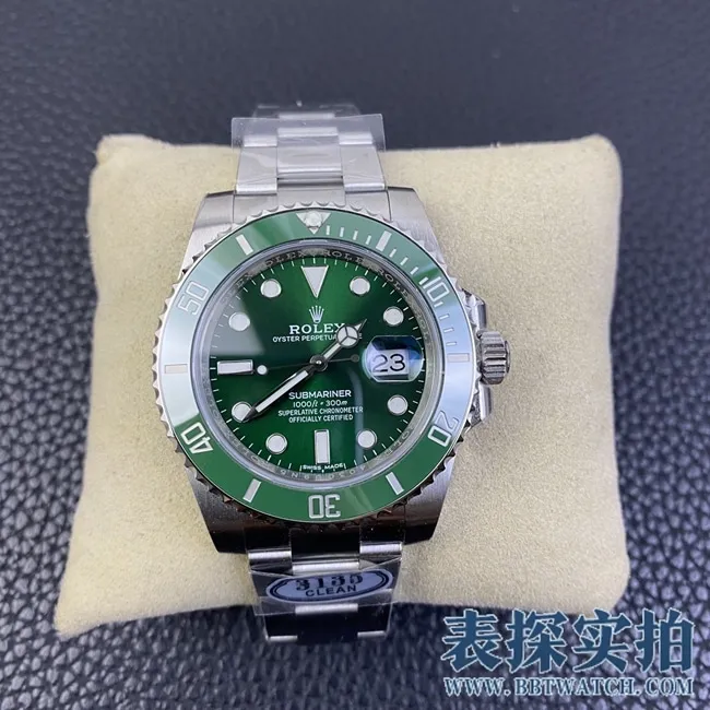 Factory C Rolex Starbucks Submarinertop-tier green bezel watch_price_picture_how is the quality front