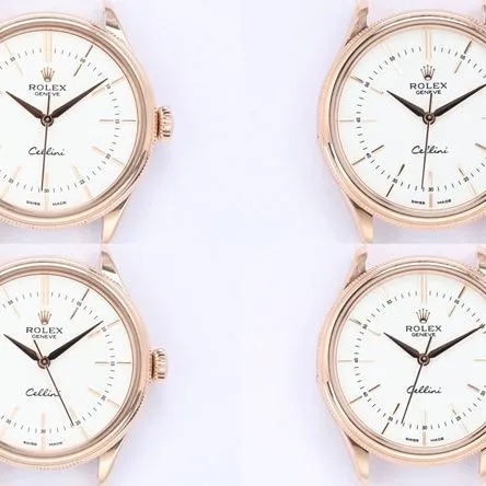 EWRolex Cellini Watch Authenticity and Fake Comparison Evaluation Logo Comparison Chart