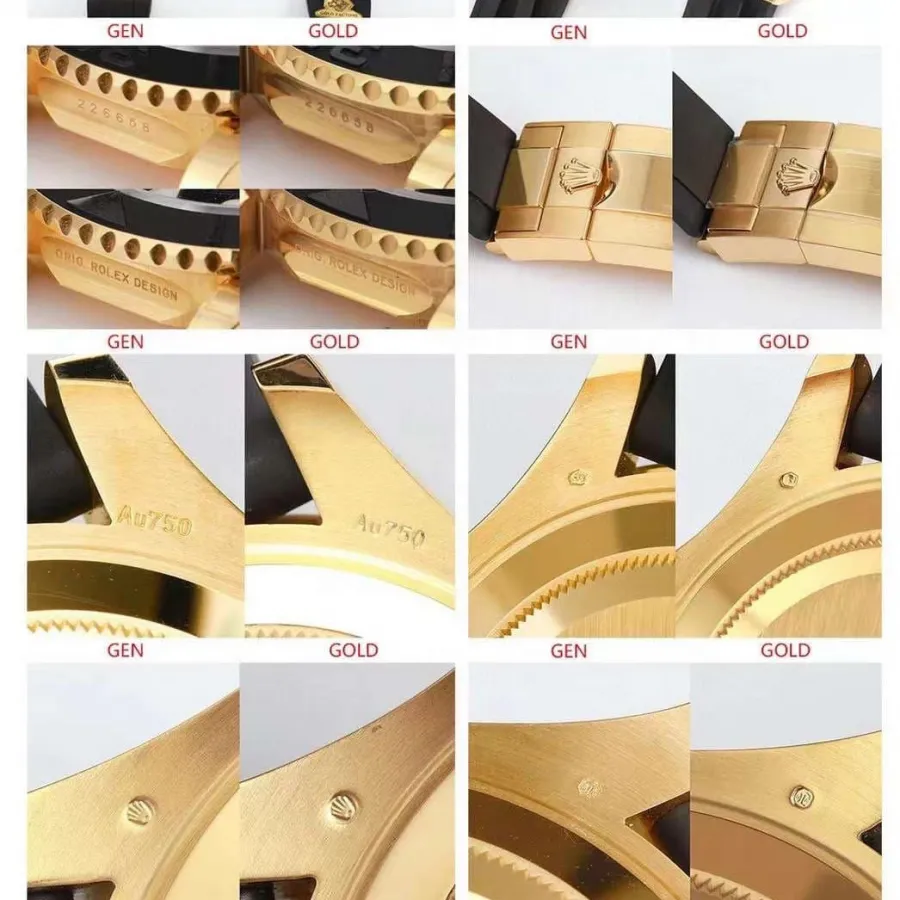 Gold factory Rolextop-tier watch Yacht-Master 226658 genuine and fake comparison evaluation appearance live photos