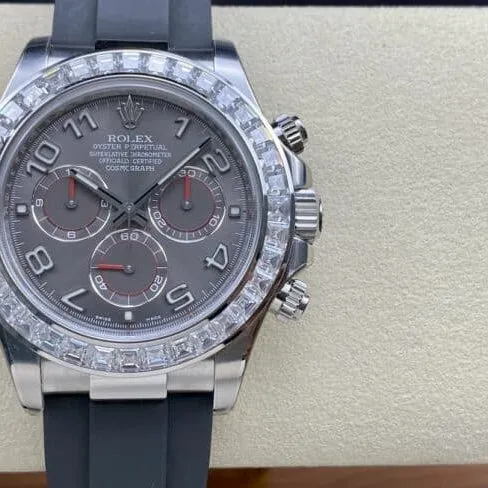Dachang high-quality replicaC factory Rolex Gray Demon Daytona4130movement40mm men's watch front view