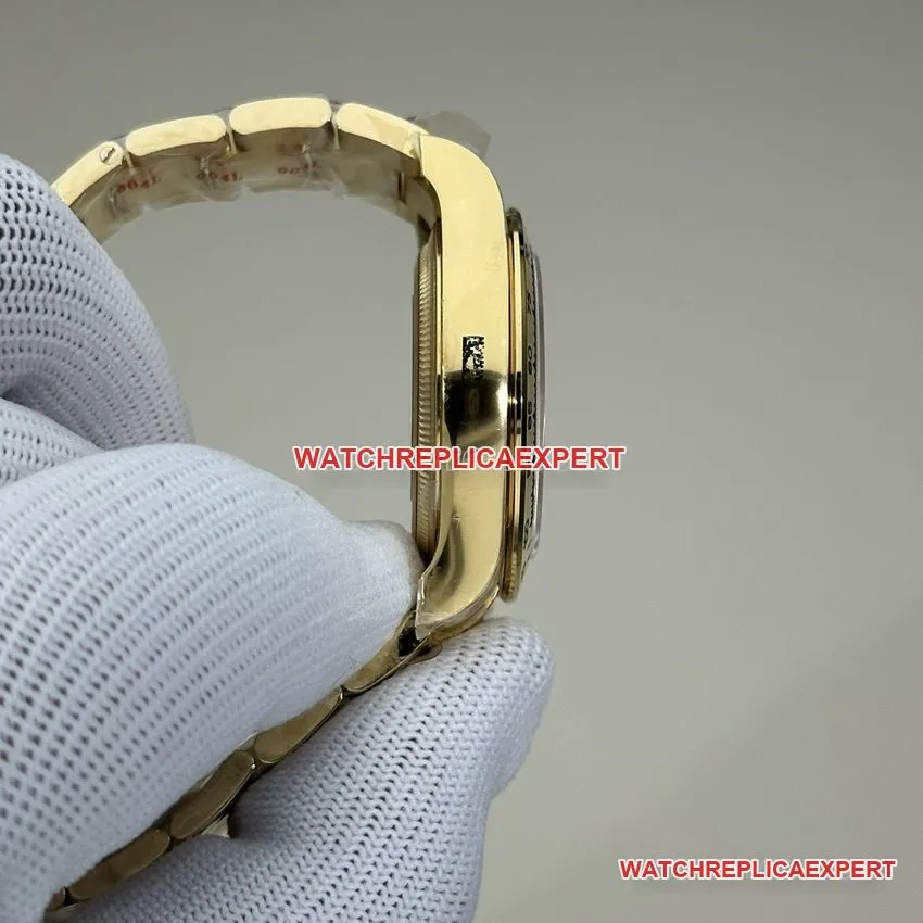 Clean FactoryRolexDaytonatop-tier 1:1super cloneblack dial all gold steel bracelet model 126508caseback live photo