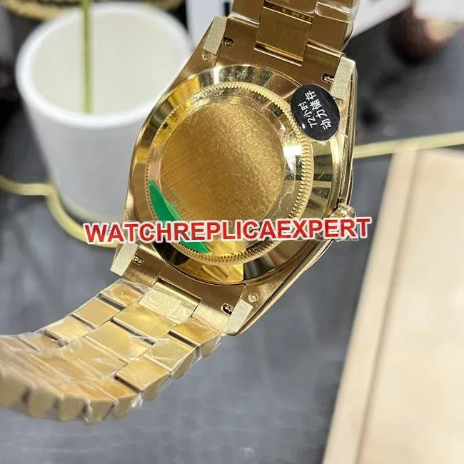 top-tier watch CBD factory RolexDay-Date3255 mechanical green dial40mmside live photo