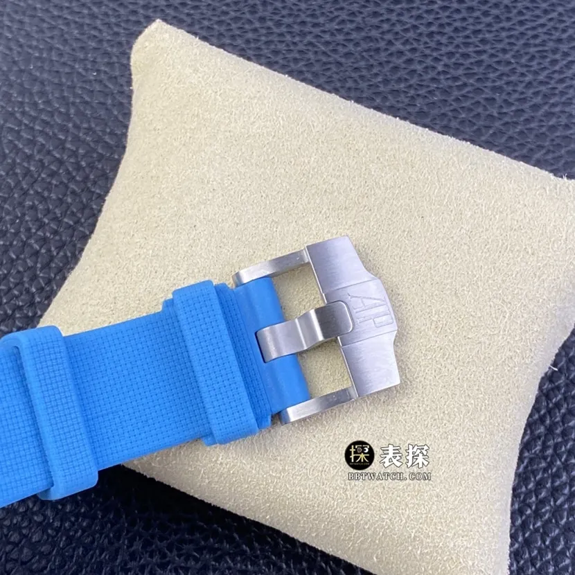 APF factory Audemars PiguetRoyal Oak offshore type 26238super watch men's blue dial rubber model picture and price front live photo
