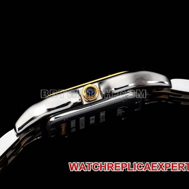 watch cheetah BBa factory Cartierwhite dial yellow goldsteel braceletquartzcaseback live photo