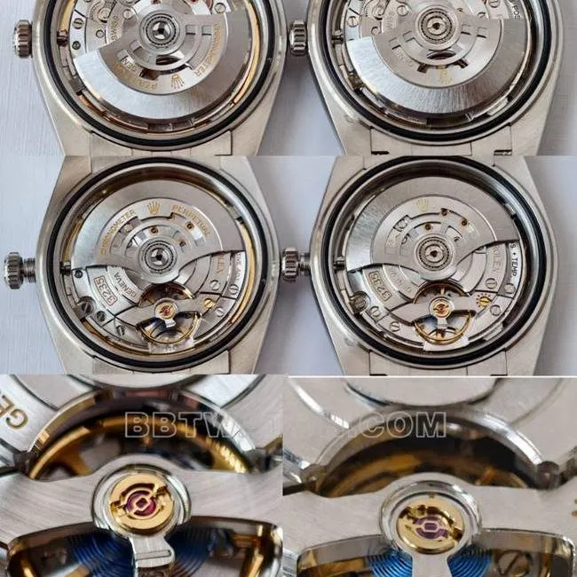 ERF factory date display model genuine and fake comparison evaluation Rolex gray plate top-tier table appearance live photos