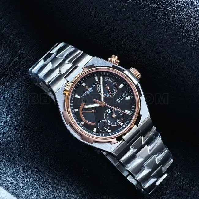 top-tier watch KR factory across the world Vacheron Constantinrose goldblack dial47450front live photo