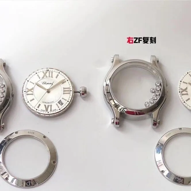 ZF FactoryChopardtop-tier watch HAPPY SPORT happy diamond 278559 real and fake comparison evaluation appearance live photos