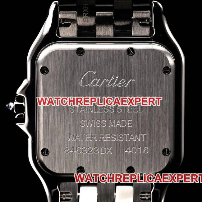 collectible watch BBa factory cheetah Cartierblack dialsteel braceletquartzbraceletlive photos