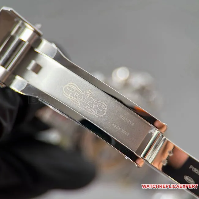 collectible watch RolexCBD factory Daytona ice blue dialsteel bracelet4130caseback live photo