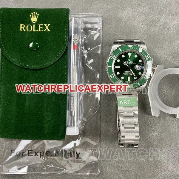 Rolextop-tier watchARF FactorySubmariner40mmStarbucks Submariner3135movement116610front live photo