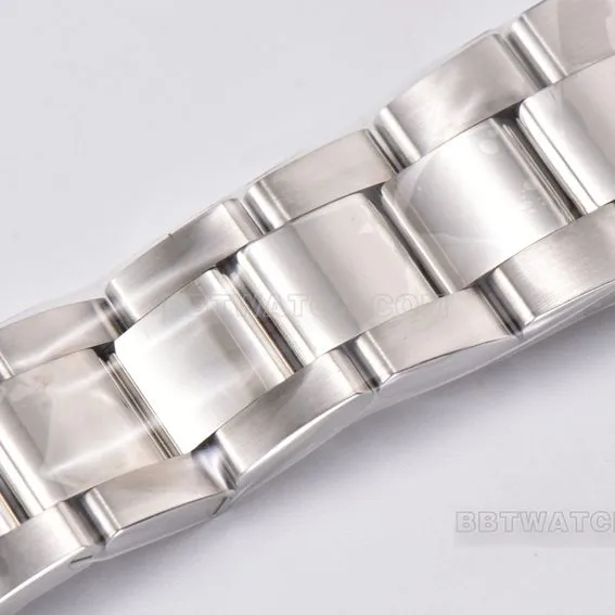 C factory Rolex log 1:1super clonesilver dial41mm three row link m126334-0003braceletlive photos