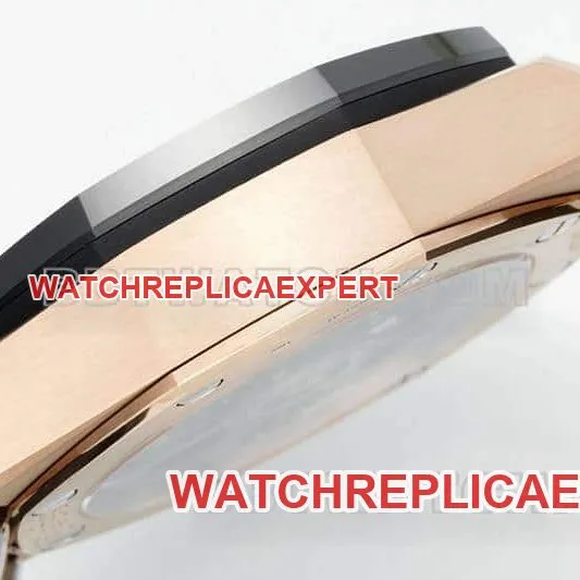 APS factory Audemars PiguetRoyal Oak offshore super cloneblack dialrose gold26420front live photo