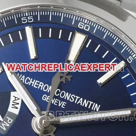 collectible watch Vacheron ConstantinV9 Factory Across the World blue dial mechanical 7920Vcaseback live photo