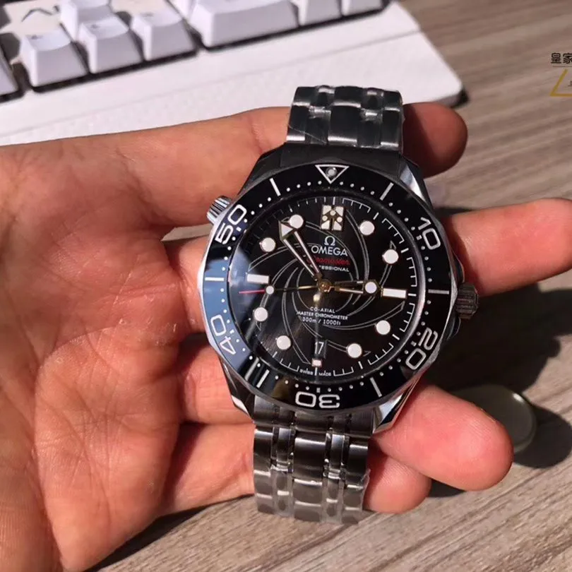 Omega Seamaster Seamaster Diver 300M James Bond 007 42mm Black Men Automatic