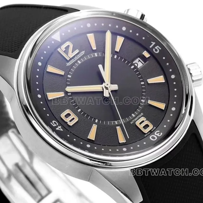 BLS factory Jaeger-LeCoultre Beichen top-tier 1:1high-quality replicablack dial rubber model 906867Jside live photo