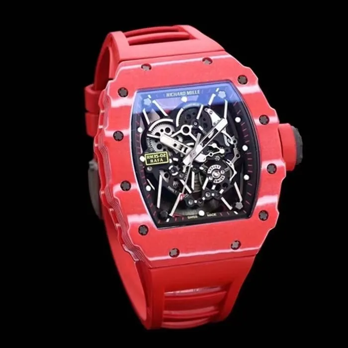 top-tier watch Franck Muller men's black dial watch detail shots