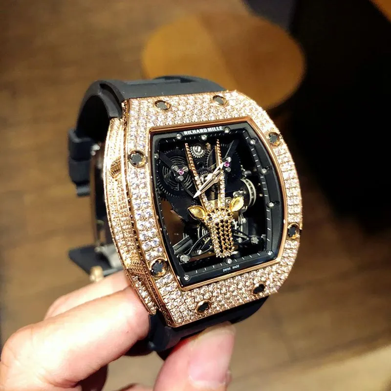 Richard Mille watch RichardMille Gypsophila series men's mechanical watch clasp picture