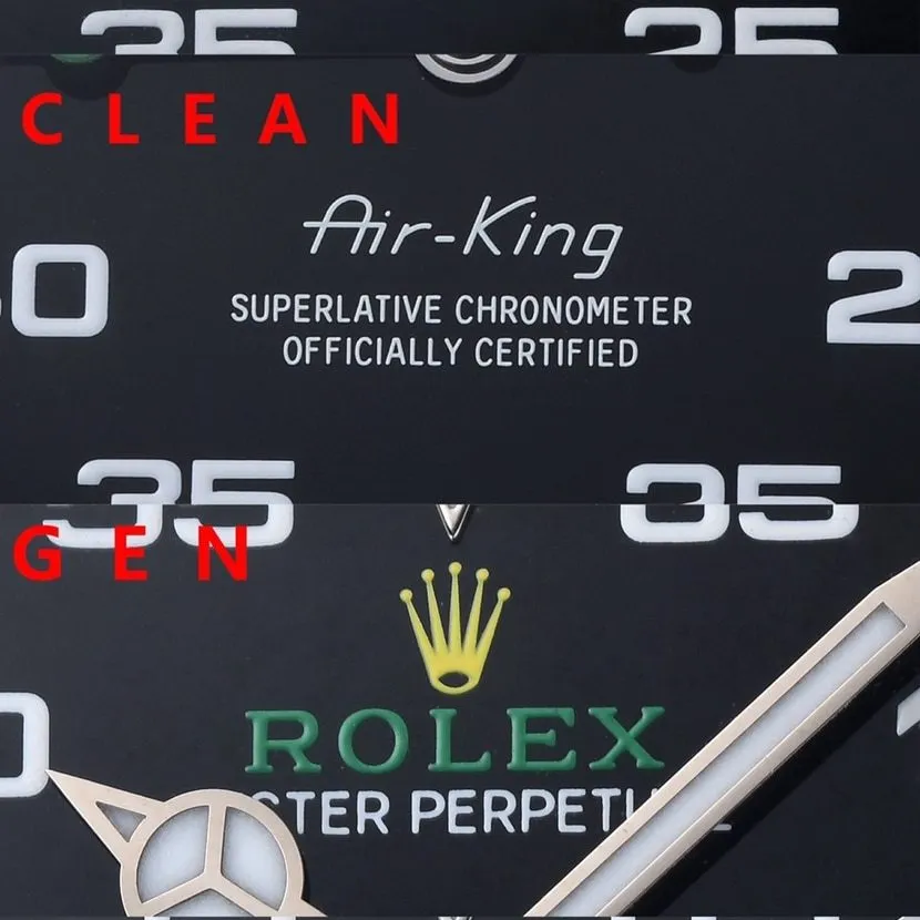 C factory overlord Rolex watch M126900-0001 comparison genuine review front live photo