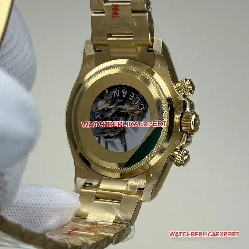 Clean FactoryRolexDaytonatop-tier gold plate all gold steel bracelet model 126508braceletlive photos