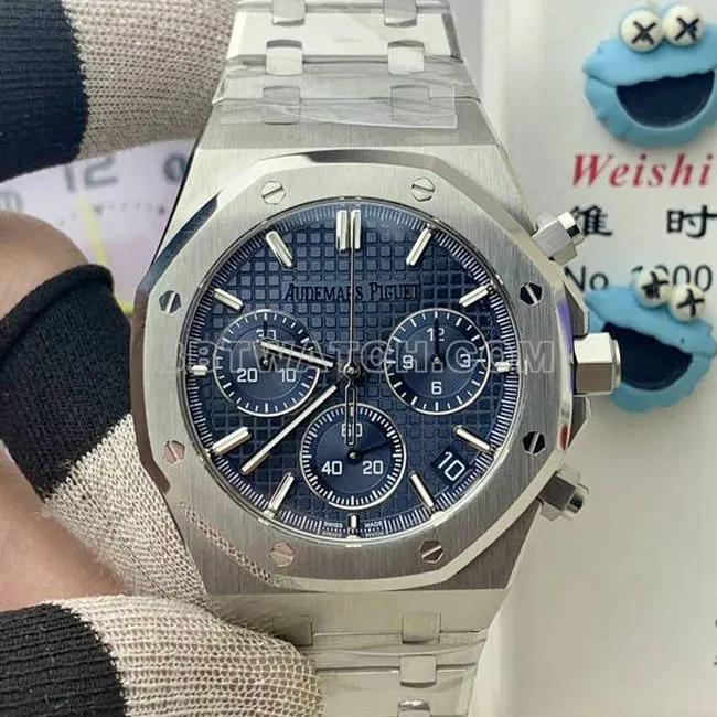 1:1replica watch Royal OakBLS factory Audemars Piguetgreen dial mechanical 26420front live photo