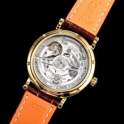 top-tiersuper cloneTWAIWC Portofino series white dialIW516409 see-through bottom watch detail shots