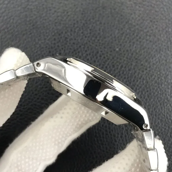 8F factory Vacheron Constantintop-tier watch men's blue dialsteel bracelet Across the World series 5500V mechanical watch clasp picture