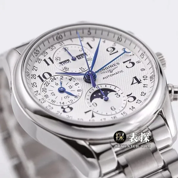 Longines ceiling watch, lgs watchmaking traditional watch, front live photo