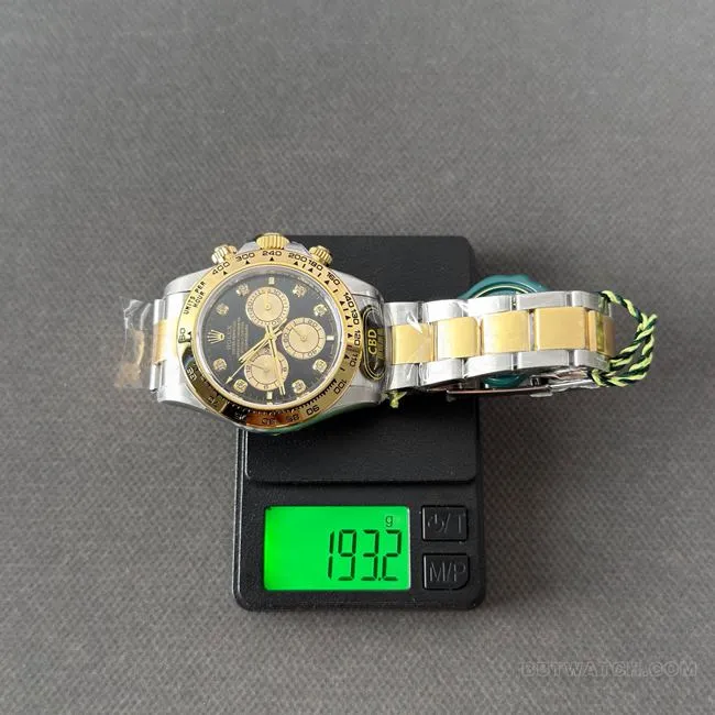 CBD factory watch Rolex Daytonablack dial gold steel bracelet4131clasplive photos