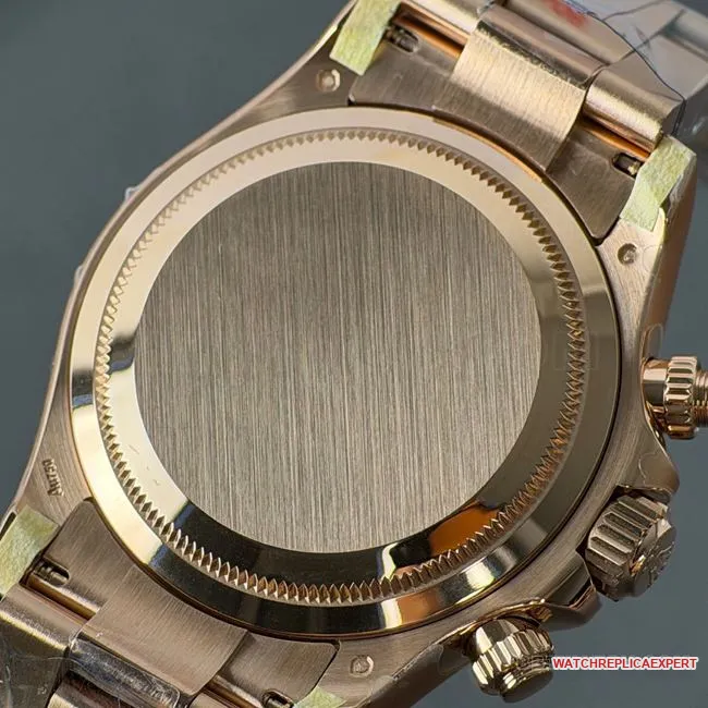 collectible watch DaytonaCBD factory Rolexrose gold case meteorite disc 4130side live photo