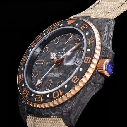 Rolextop-tier watch fully automatic movement gray plate nylon strap men's clasp picture