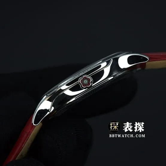 Omega Diefei top-tier watch women's white dialleather strap model pictures and prices caseback live photo