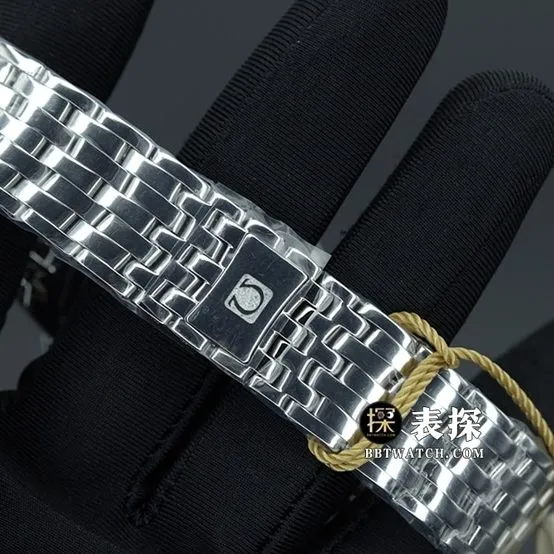 MKS FactoryOmega Diefei top-tier watch men's gray plate steel bracelet model pictures and prices side live photo