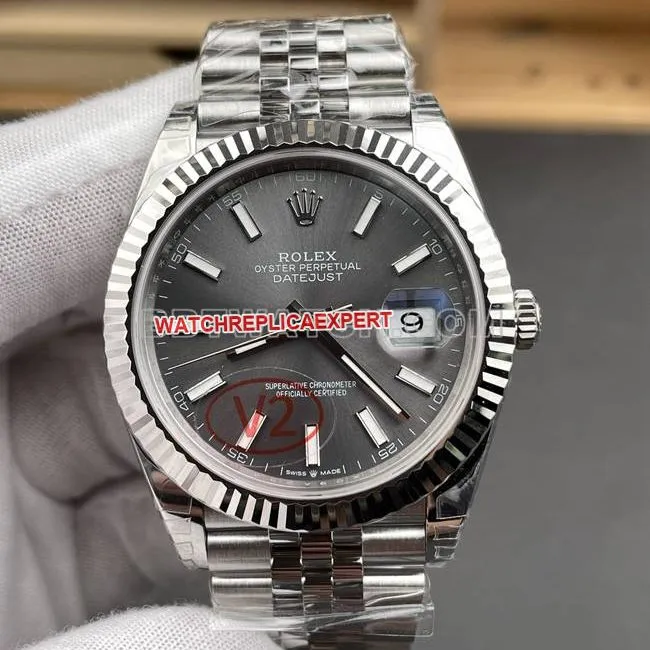 top-tier watch VS Factory log Rolex gray plate 3235 mechanical 41mmbraceletlive photos